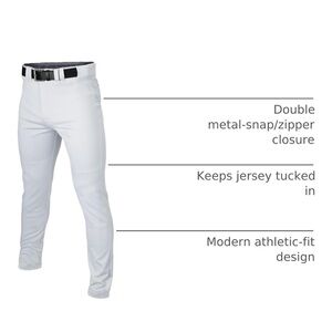 Easton Men's Baseball Pants in White